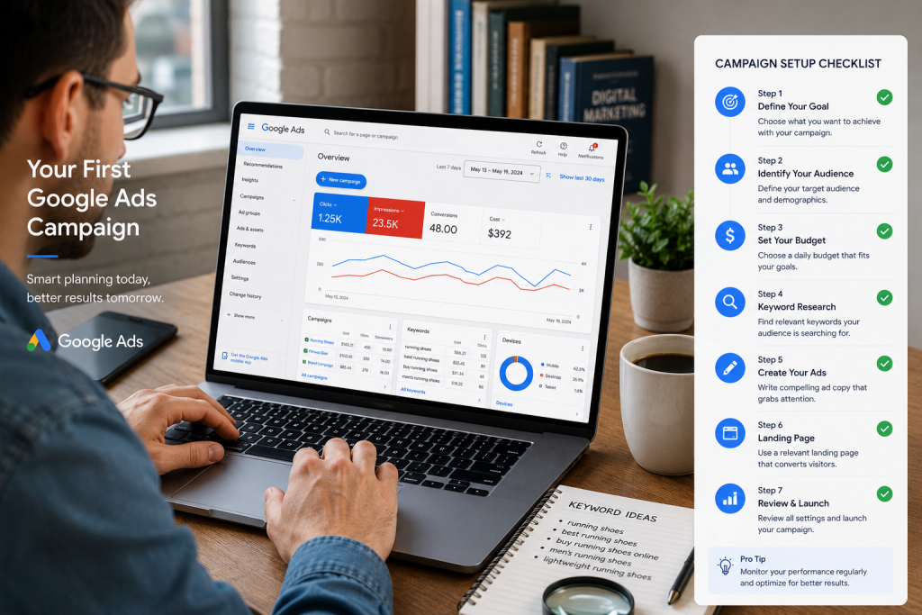 How to Set Up Your First Google Ads Campaign
